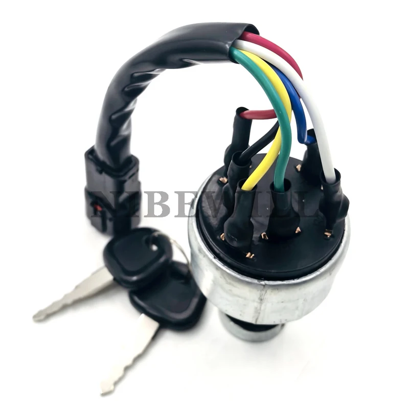 Construction Machinery Parts for Hyundai R55 R80 R110LC-7 R150 R210-7 Excavator Ignition Switch 21N4-10400