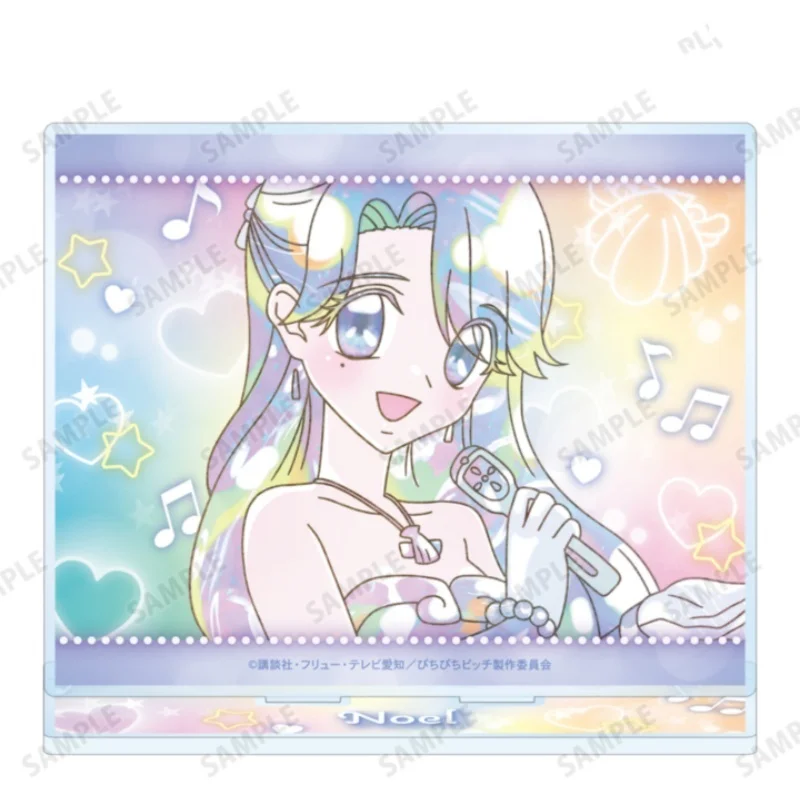 Acrylic Stand Keychain Anime Mermaid Melody Pichi Pichi Pitch 15CM Animation Peripheral Lucia Nanami,Hanon Hosho Gifts Keychain