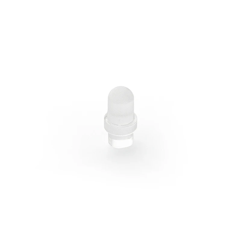 50pcs/lot Poding LED Light Pipe for 3mm Hole Transparent Plastic Round Head 3mm Light Guide Pipe PLP1-125