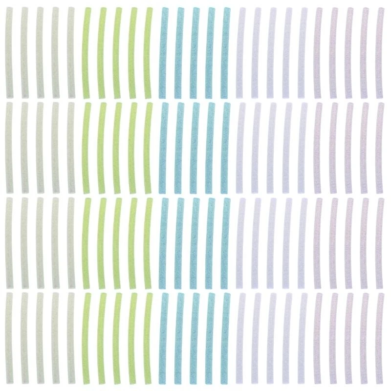 

652F 100Piece Multicolor Miniature Hot Melt Adhesive Sticks, 7mm by 100mm, Suitable for Artistic Creations Repair Quick Fixes