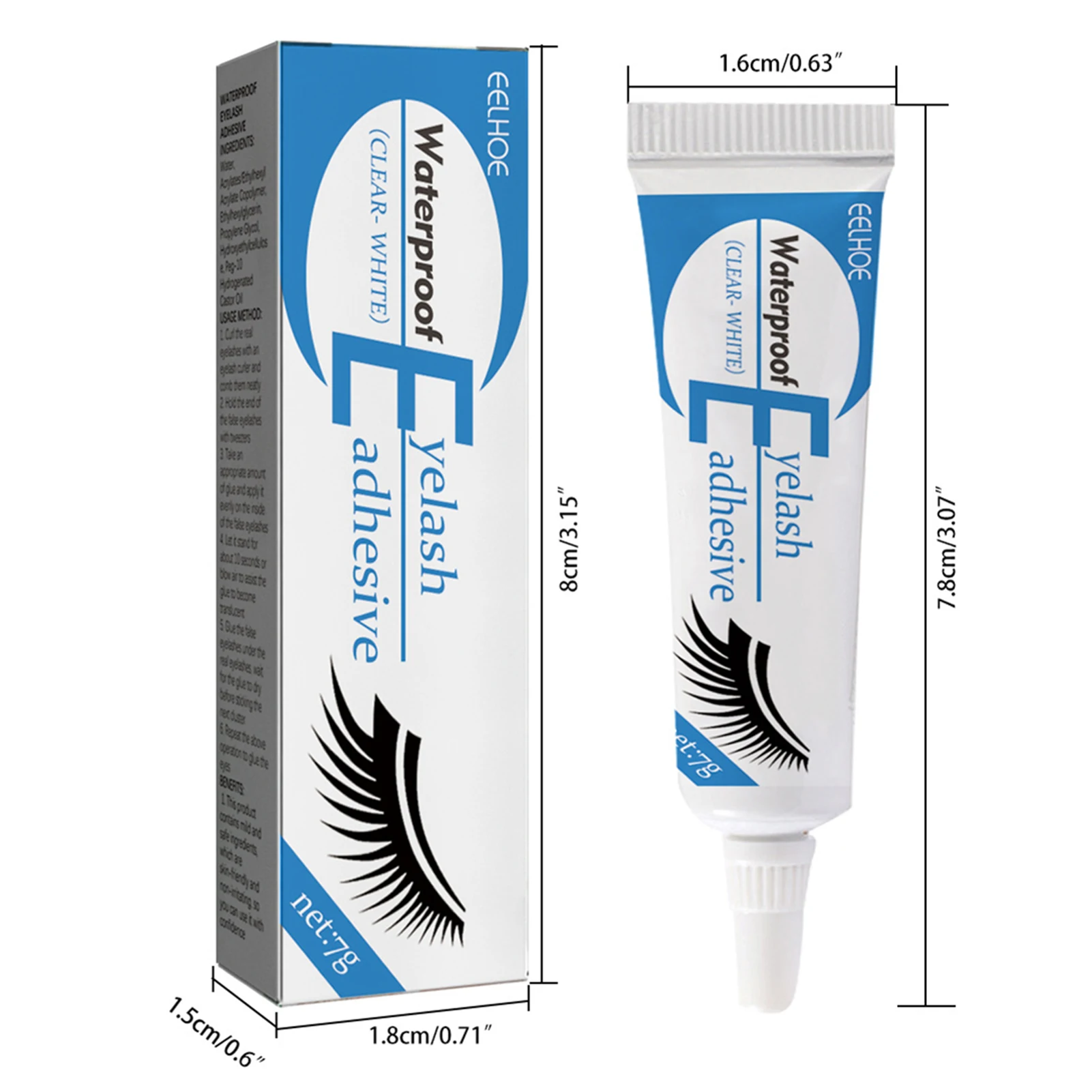 Strong Glue for False Eyelash Super Viscous Strong Effect Eyelashes Glue for Professional Lash Extensions PR Sale