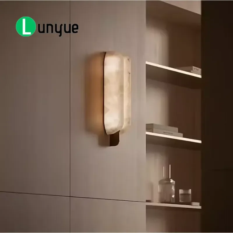 Vintage Etched Wall Lamp Italian Design for Villa Living Room Study Hotel Corridor Dining Room Bedroom Bedside Decoration
