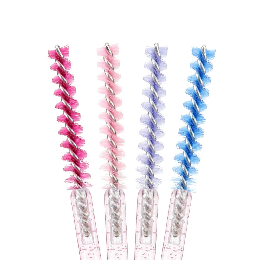 Crystal Eyelash Brush Comfortable Eyebrow Applicator Disposable Mascara Wands Transparent Makeup Brush For Beauty Tools Daily