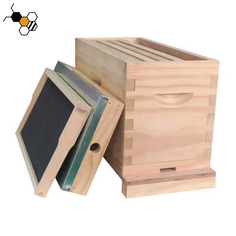 Bee Rearing Beehive 5 Frames Kit Queen Breeding Hive Australian Wooden Nuc Boxes