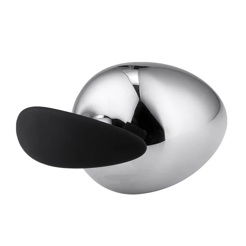 Large Massive Metal Anal Plug Personal Massager for Unisex Provide a Full Feeling Designed for Experienced or Intermediate Playe