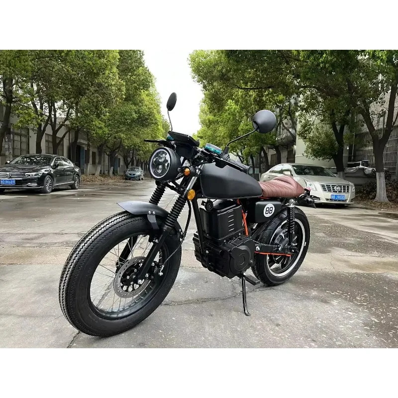 Luyuan MotorcycleThe latest new energy lithium battery high speed New arrival  good quality fashion model retro electric motorcy