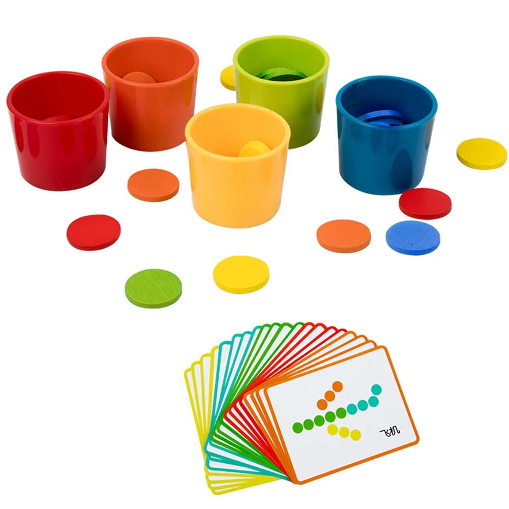 

Optimal Color Classification Cups, Kindergarten Early Education Desktop, Baby Color Cognition