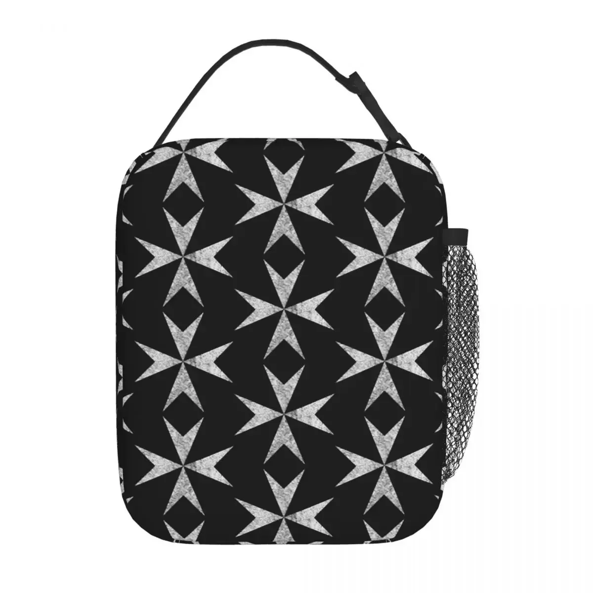 Maltese Cross Knights Hospitalier Malta Crusades Insulated Lunch Bag Women Children Portable Food Boxes Thermal Lunch Box Tote