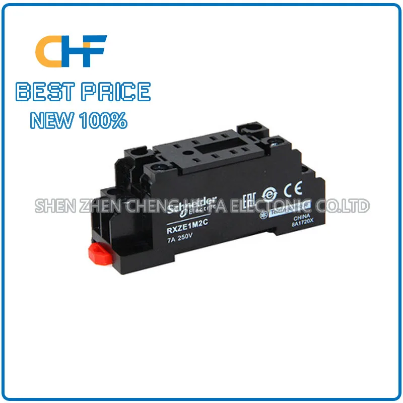 RXZE1M2C Two Open Two Close Schneider Two Pair Contact Economy Relay Base Brand New Original Stock