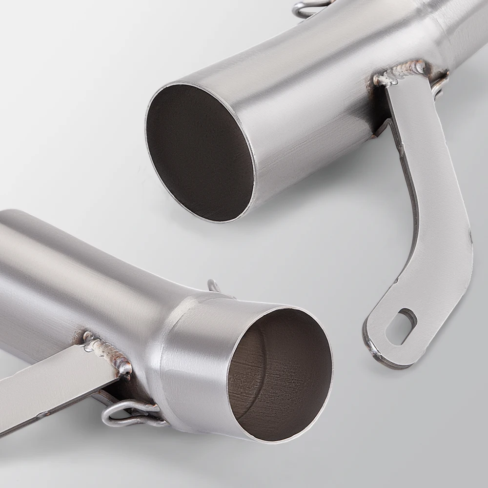 

Motorcycle Exhaust System Mid-Pipe Tail Section Kit for QJ SRK 800 800RR Slip-On Compatible with Various Models