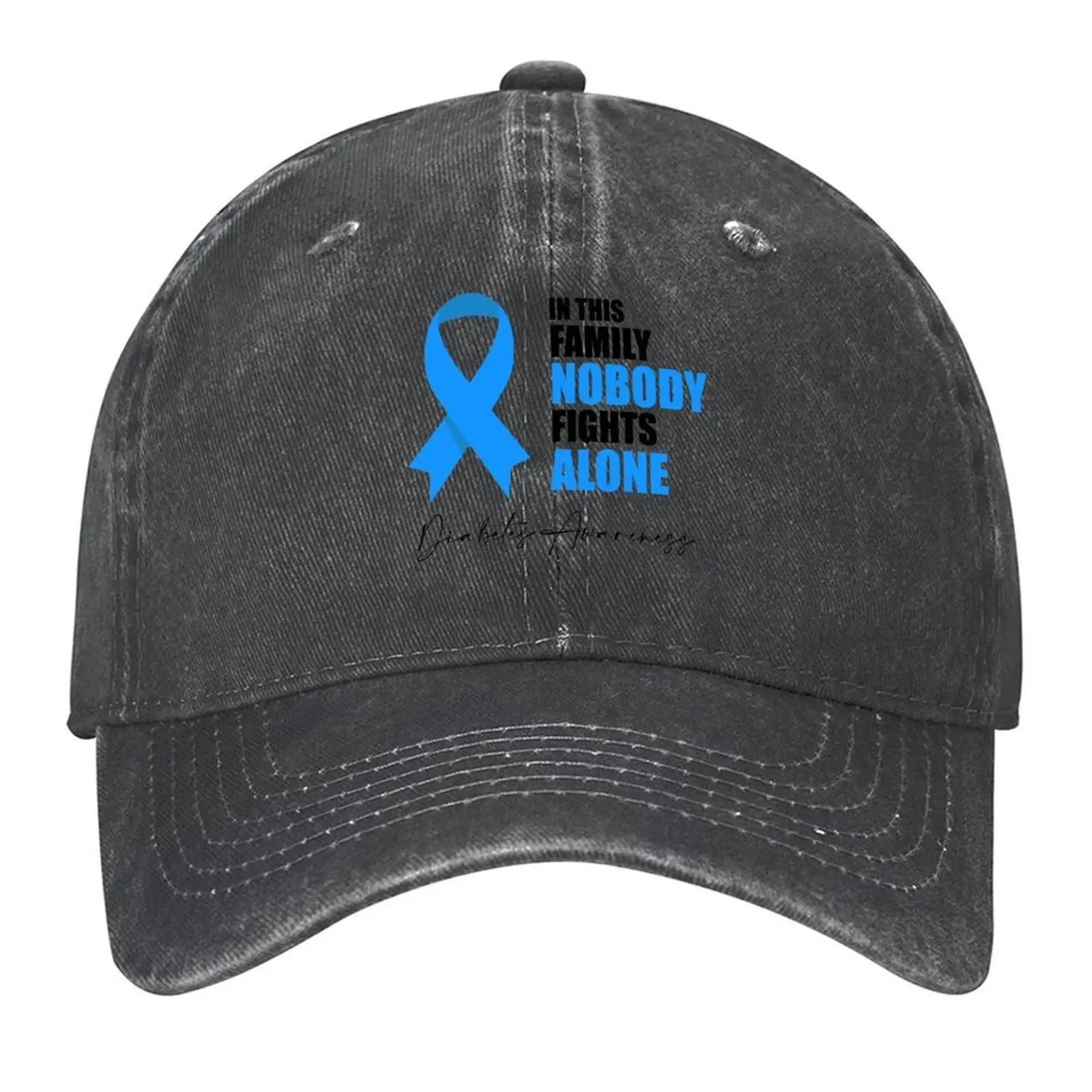 2026 Diabetes Awareness, Survivor Fighter, Cancer Awareness Month, Ribbon Baseball Cap tea Hat Anime Kids Hat Women's Beach Men'