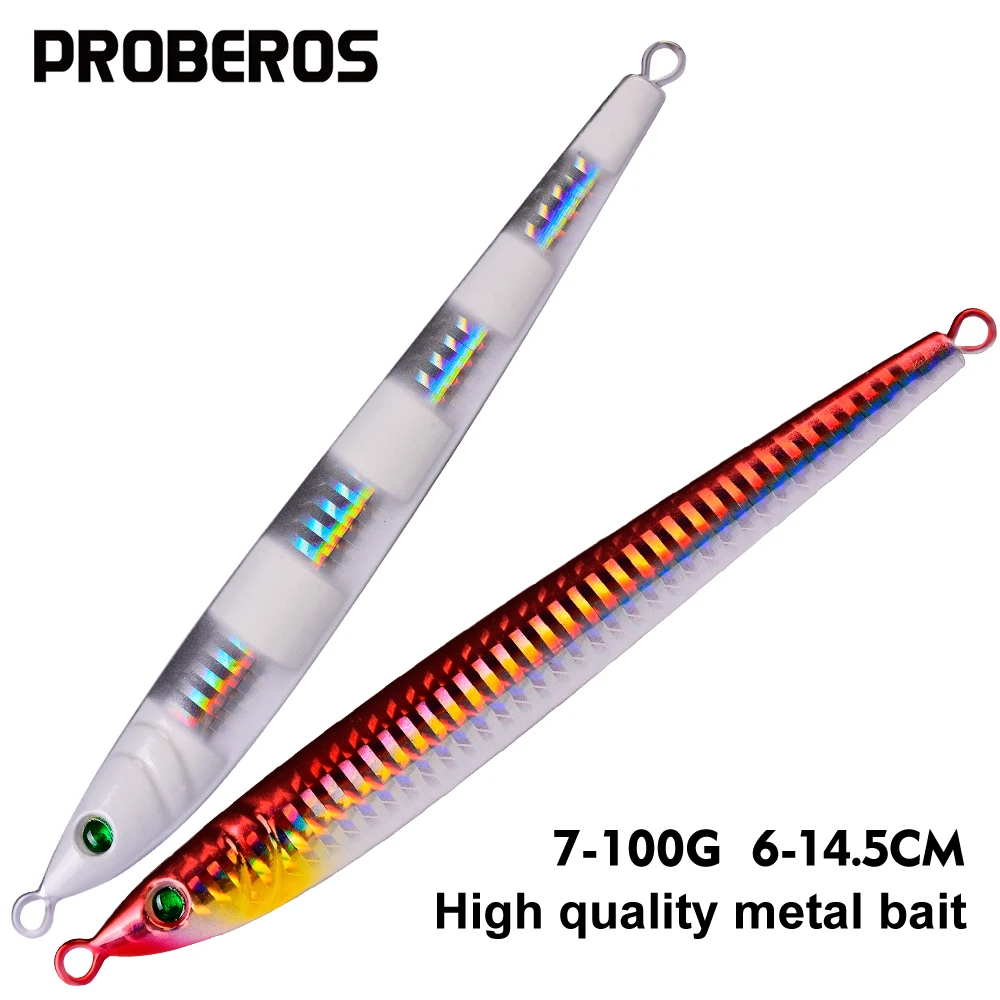 

PROBEROS 1PC Sea Fishing Luminous Luya Bionic Bait - 5 Colors, Plus Hook Iron Plate - Gear for Successful Fishing