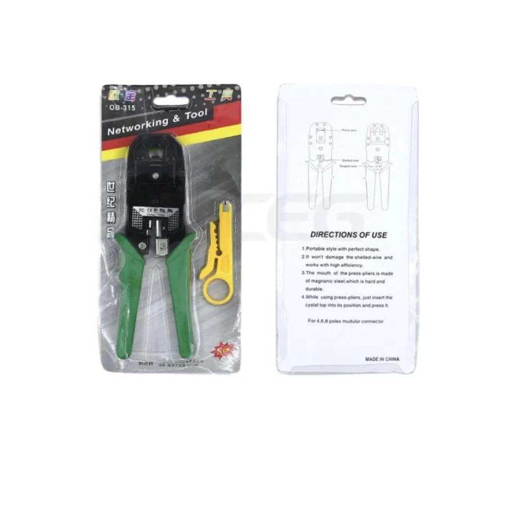 Rj45 cabo rede Crimper, descendente