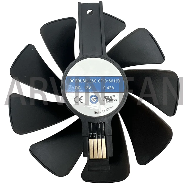 1 Stuk 95Mm Fd10015m12d Grafische Ventilator Voor Saffier Rx580 Rx480 Rx570 Nitro Rx 570/580/480 Videokaart Koeling Vervangen Cf1015h12d