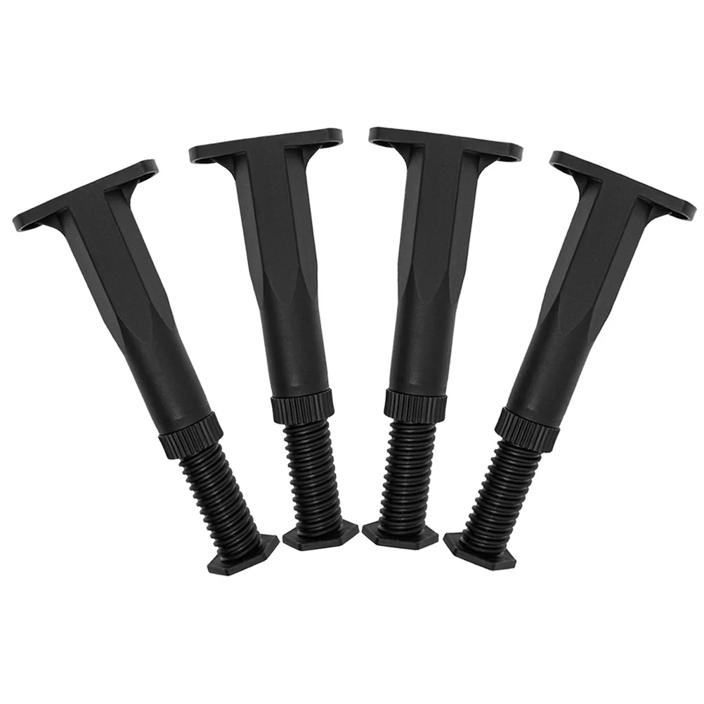 

Комплект из 4 регулируемых опорных ножек для каркаса кровати, усиленные, с высокой несущей способностью, для домашней мебели и поддержки кроватей