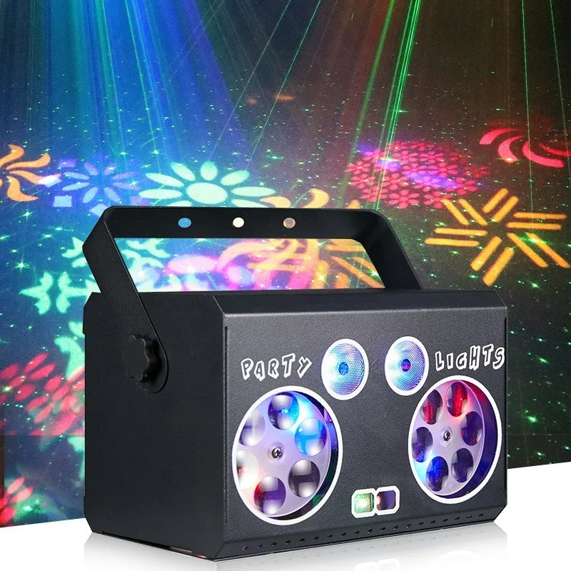 RGB DJ Stage Light LED Disco Party Light Remote Control DMX Control Voice Activation Stage Light Home Bar Festival Stage Effect