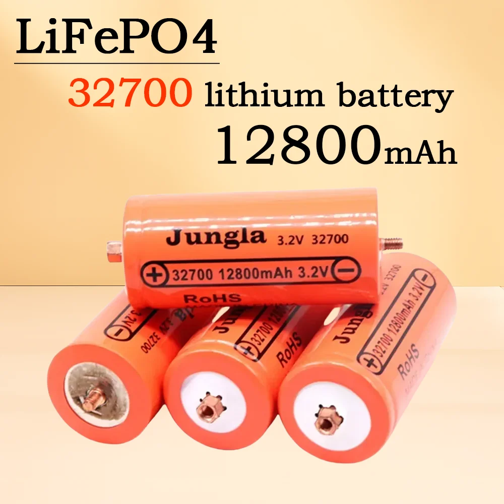 

2024 New 32700 Battery 12800mAh 3.2V lifepo4 Rechargeable Battery Professional Pointed Lithium Iron Phosphate Power Battery