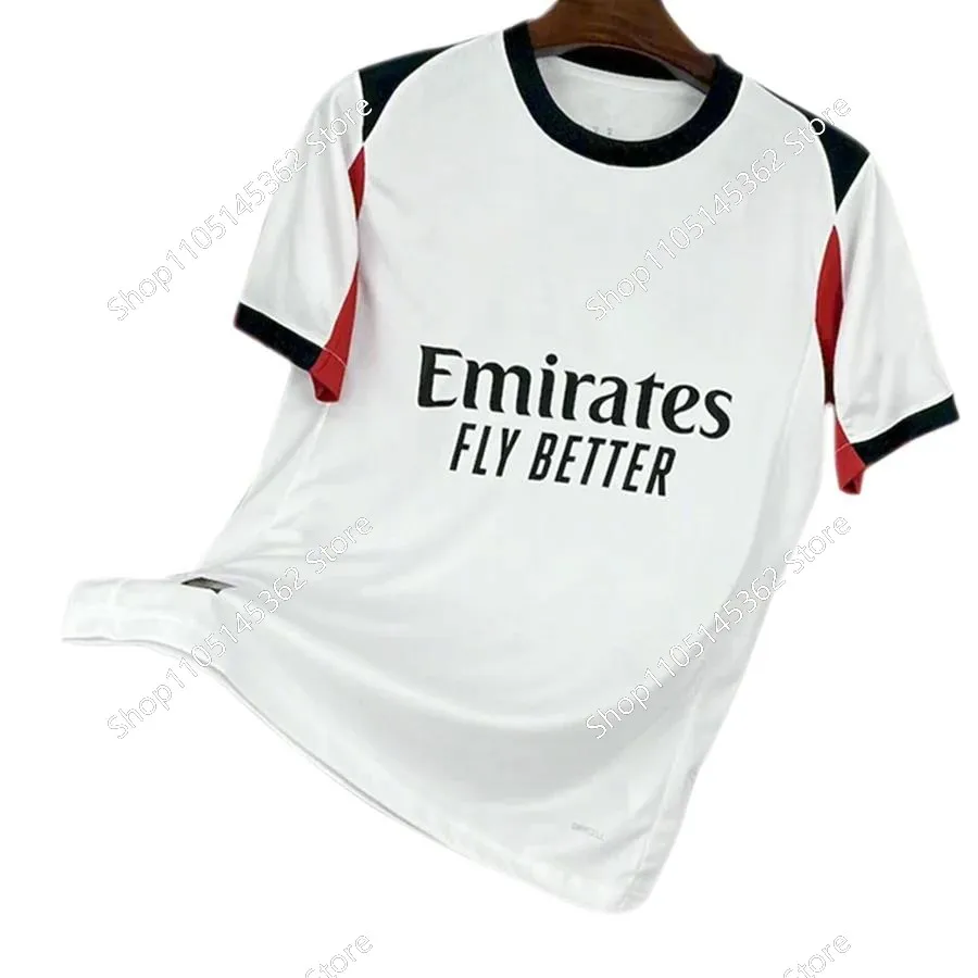 25 26 New AC MilanEs Shirt 3D Printed Jersey Fans T-shirt Comfortable Breathable Quick-drying Top T-shirt