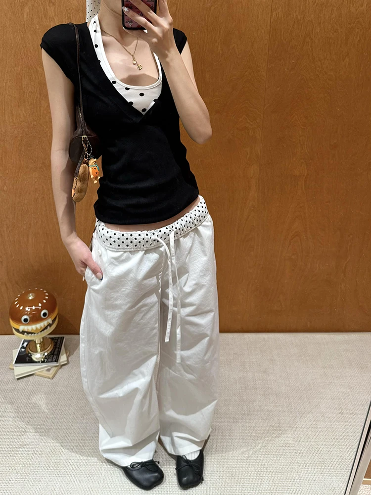 

American Reheed VNe ortSve TwoPiece SETT VestWomen ' S Faion Casual Outfit Cotton Spandex Blend