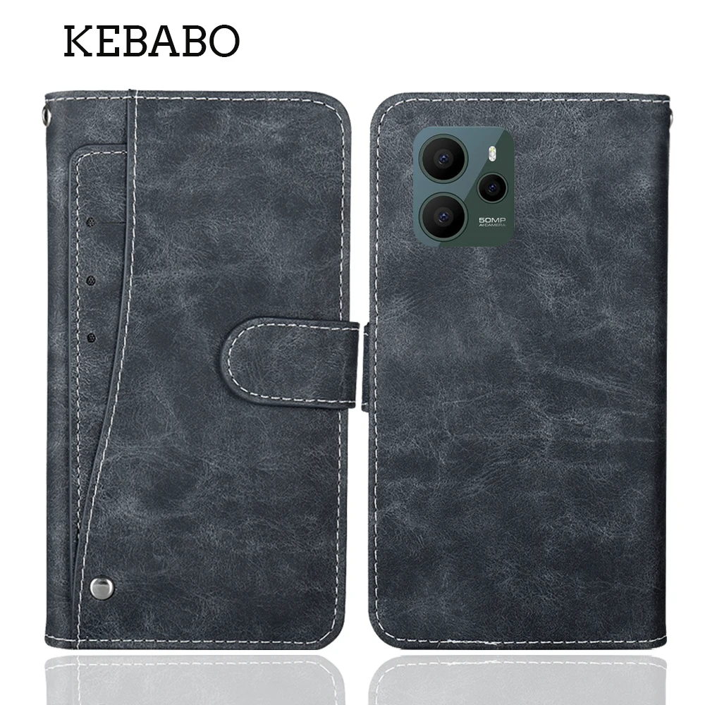 

Vintage Leather Wallet BLU G72 G73L G74 G84 Max Case Flip Luxury Dedicated Card Slots Cover Phone Protective Cases Bags