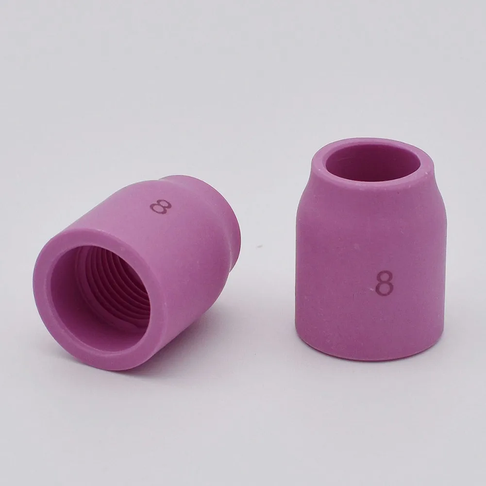 10 Pcs Nozzle Gas Lens Cups 53N61S 1/2\'\' Cups Spare Parts For TIG Welding Torch WP-9/20 WP-17/18/26 Welding Equipment Supplies