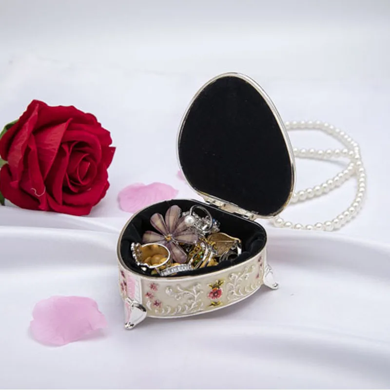 Classic Love Heart  Jewelry Trinket Box Gift for Birthday Thanksgiving Valentine's Day Christmas Mother's Day