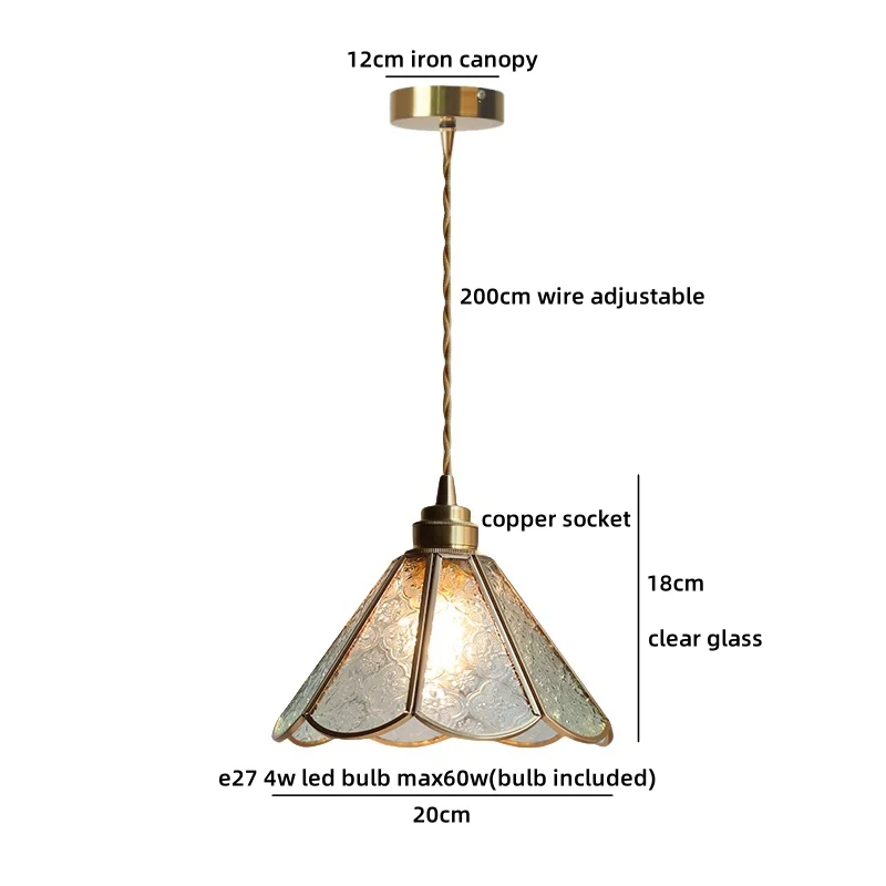 IWHD Glass Chandelier Pendant Light Fixture Bedroom Corridor Bar Cafe Home Indoor Decoration LED Hanging Lamp Luminaria Pendente