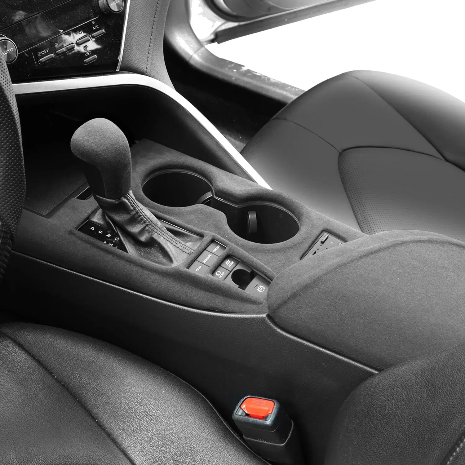 For Toyota Camry XV70 2023 2022 2021 2020 2019 Top Suede Car Central Control Gear Shift Knob Cover Suede Cap Mat