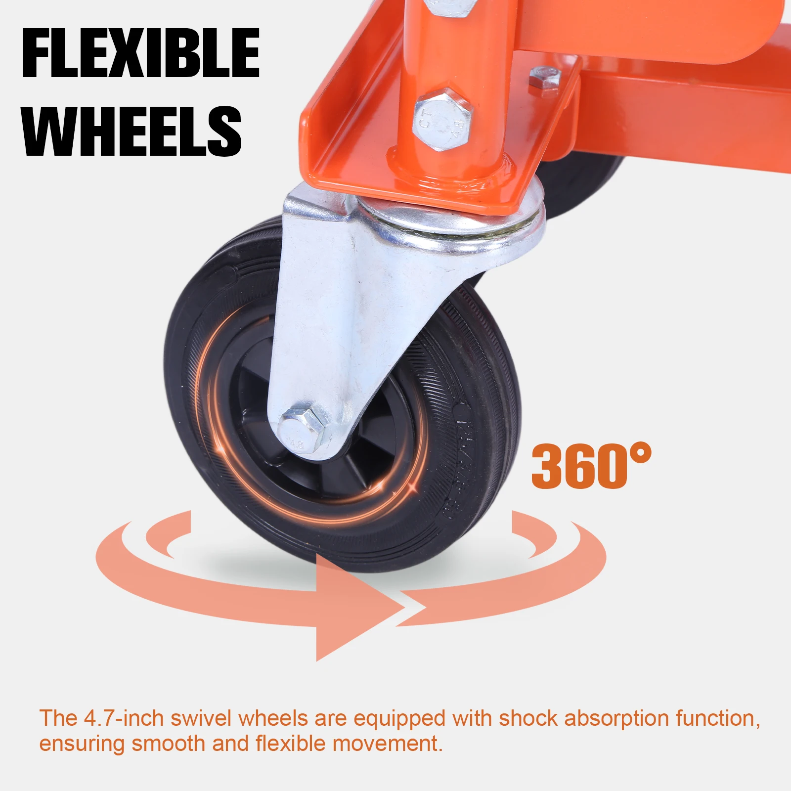 شاحنة يدوية من الألومنيوم شديدة التحمل عربة دوللي مع عجلة شاحنة يدوية لتسلق الدرج شديدة التحمل مع مقبض حلقي للنقل والحركة