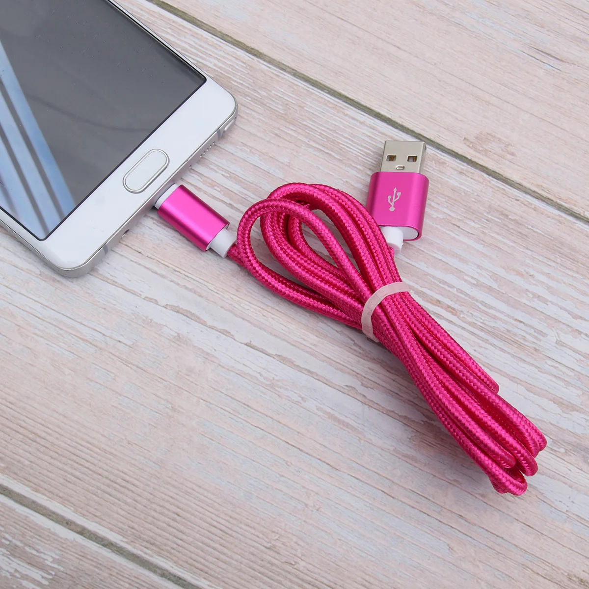 

5Pcs USB Type C Data Cable 1.5m Nylon Braided Fast Charging Cord Phone Cable Replacement Power Cord USB Fast