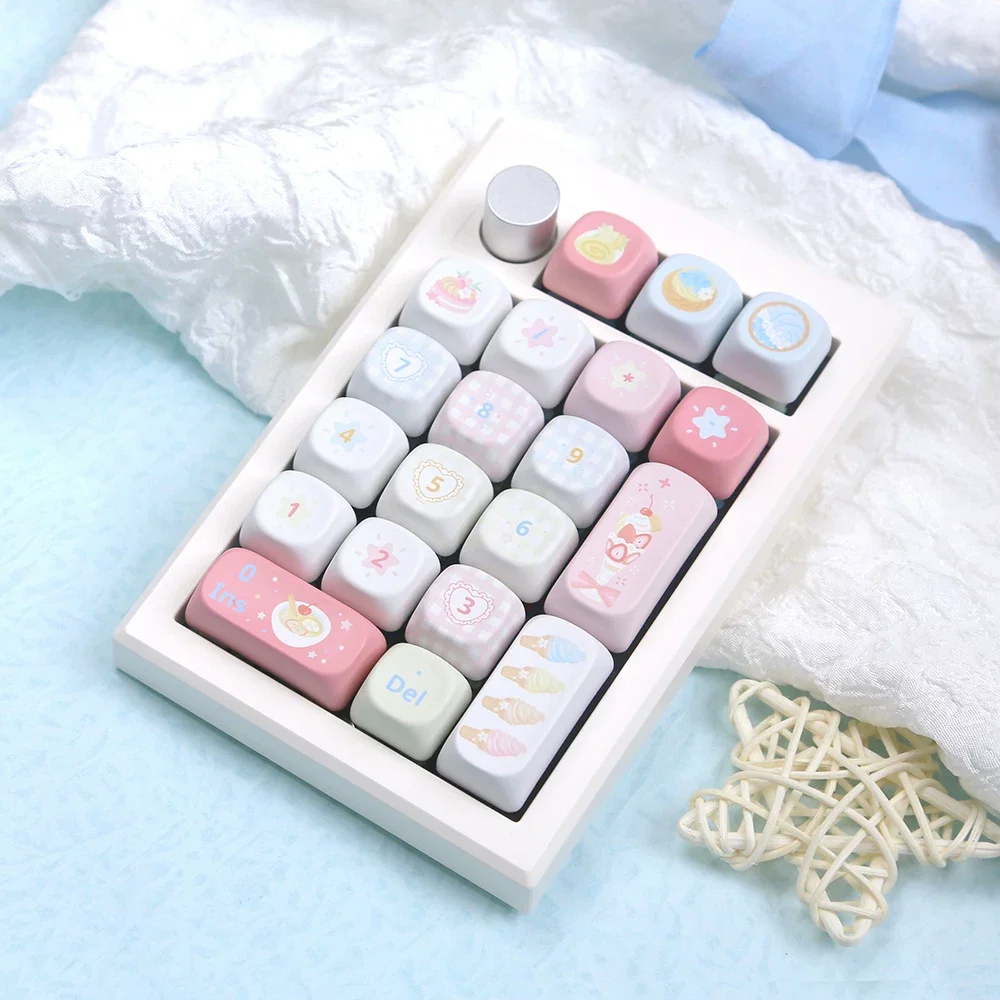 ZUOYA GMK21 Mechanical Numpad 21 Keys Hot Swappable RGB Wired 2.4G Bluetooth Number Pad Programmable Keypad for Accounting Game