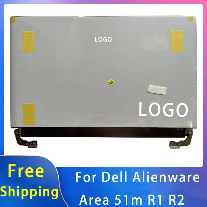 

New Original For Dell Alienware Area 51m R1 R2 Replacemen Laptop Accessories Lcd Back Cover And Front Bezel With LOGO 07KM57