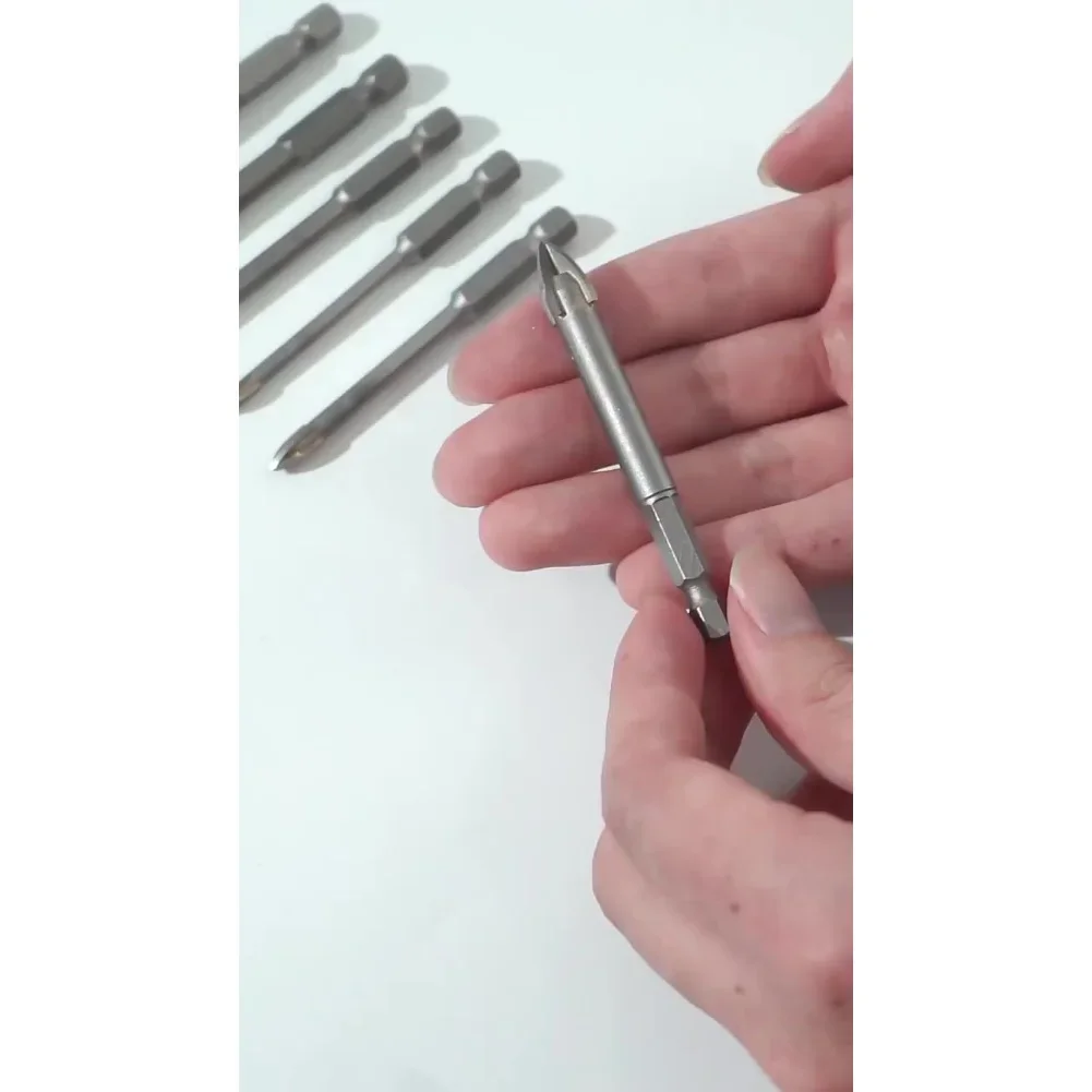 High-Precision Tile Drill Bit Set: 7-Piece Multi-Functional Porcelain & Glass Drill Bits, Saw Blades & Cutting Tools view 6