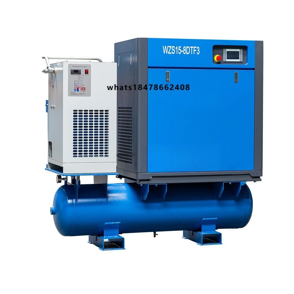 China Manufacturers 16 bar Silent Industrial Screw Air Compressor 200 Liter 300 Liter 500 Liter