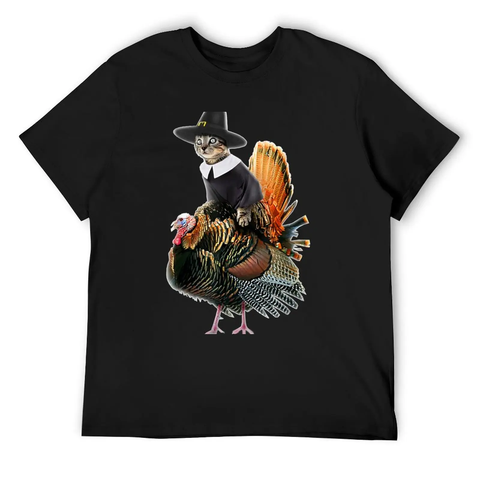 Thanksgiving Cat Pilgrim| Perfect Gift T-Shirt boys whites sublime mens shirts graphic tee