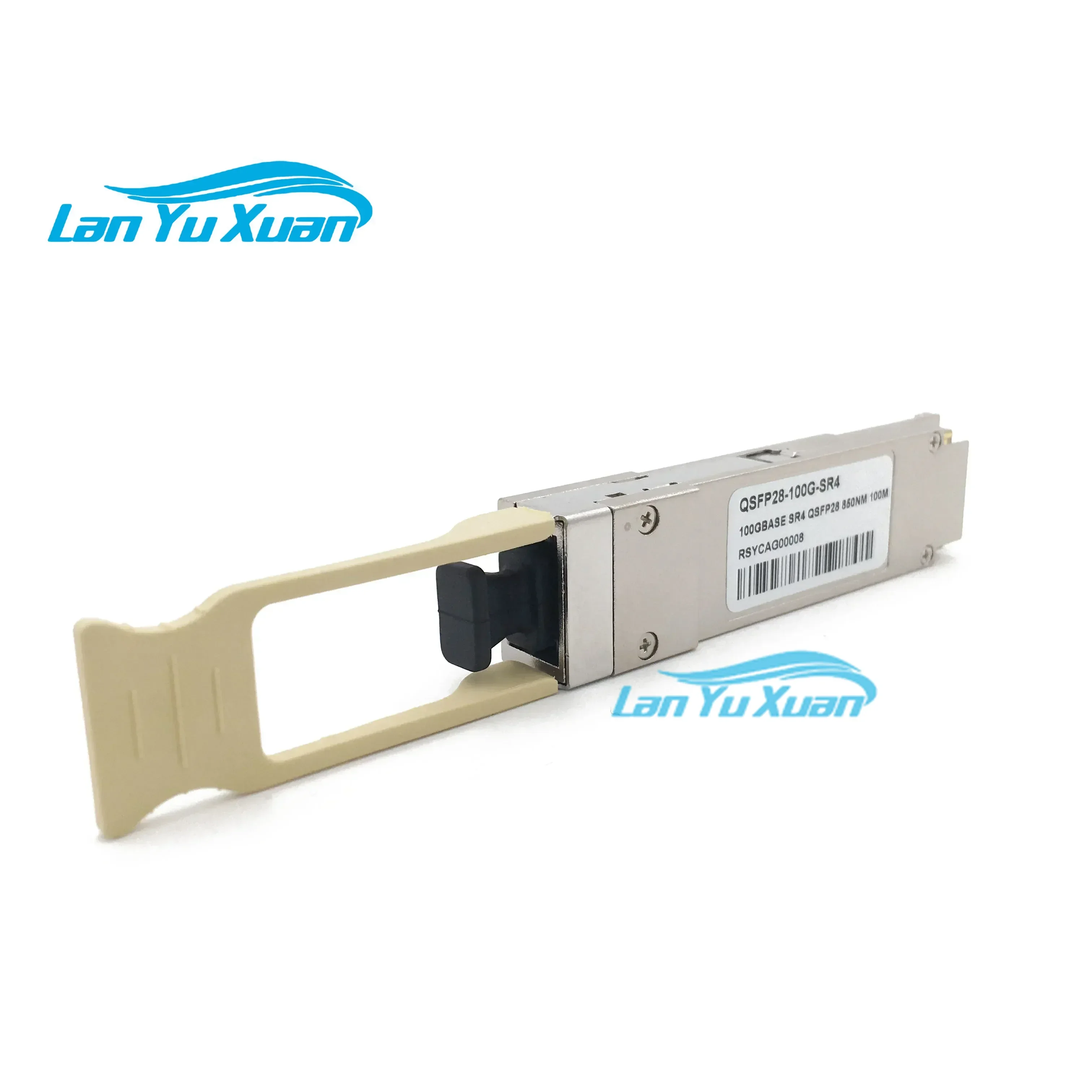 โมดูลรับสัญญาณ QSFP-100G-SR4 ดูเพล็กซ์ LC 100G 100 เมตร QSFP28 SR4