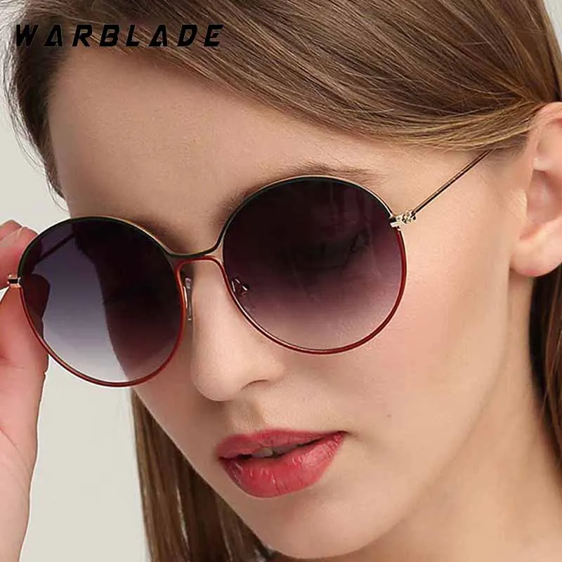 

Luxury Retro Metal Big Round Sunglasses Woman Fashion Designer Sun Glasses For Men Summer Traveling Driving Shades UV400 Lunette