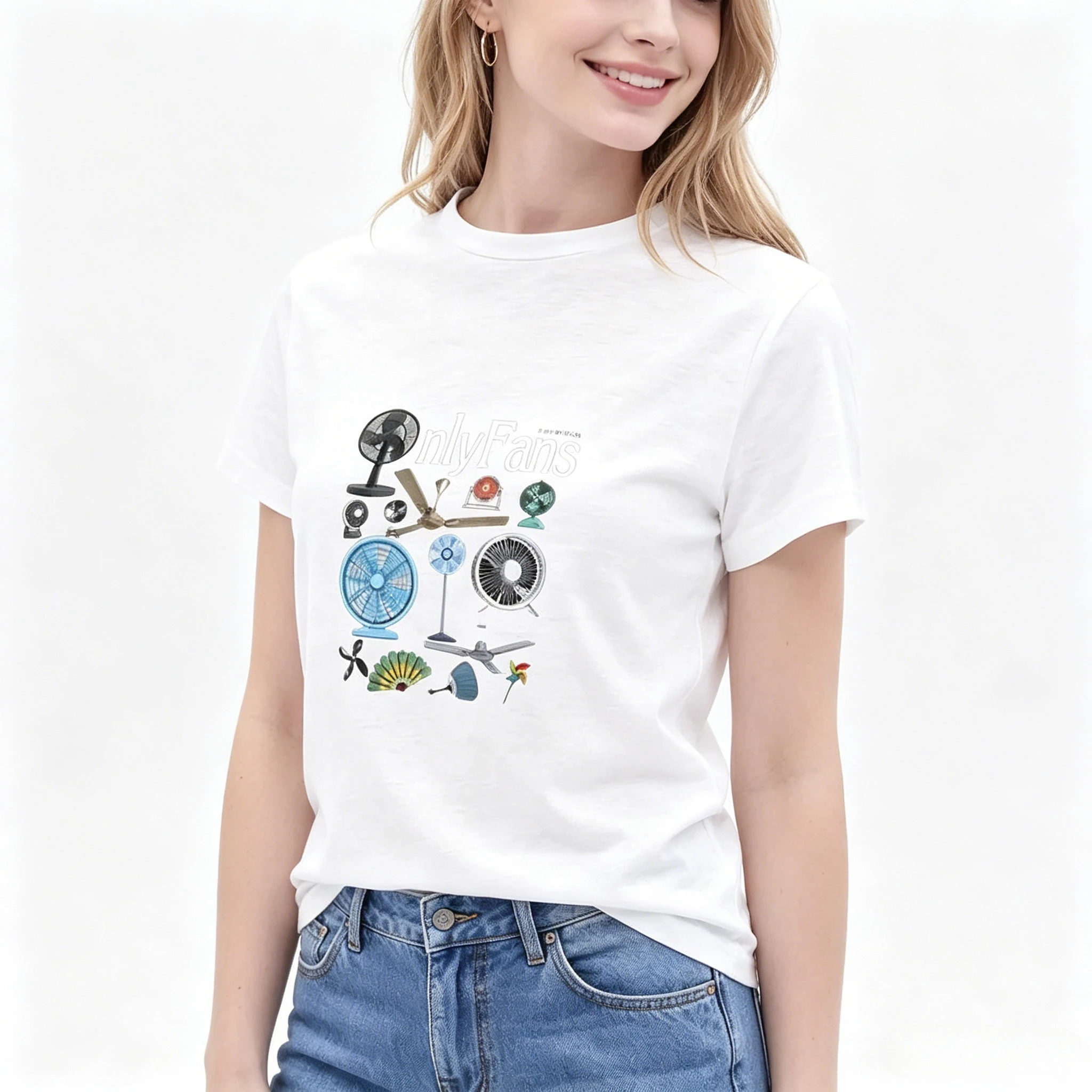 cotton short-sleeved T-shirt featuring retro bull dog touch-and-smell nose design suitable for both men women among dog lovers