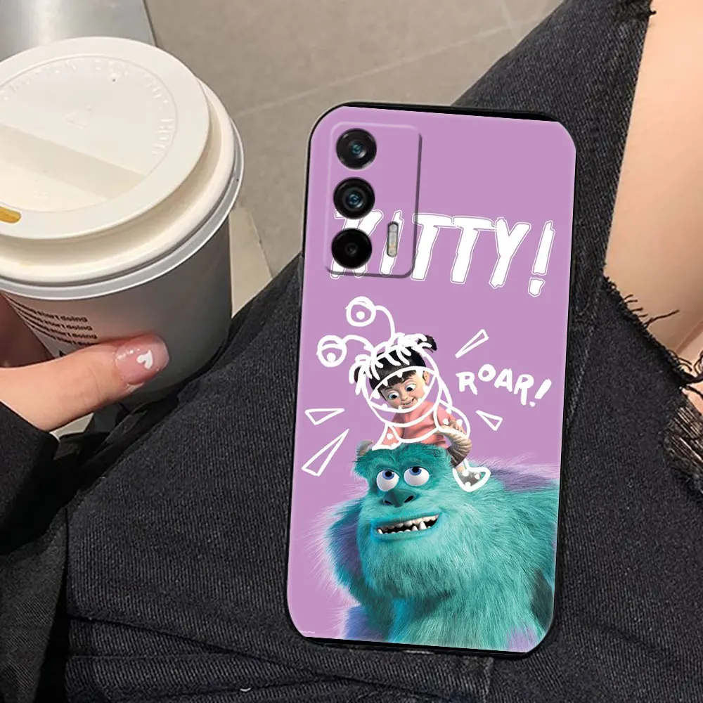 Cartoon Disney Monsters Inc Phone Case For Realme C11 C15 C20 C21 C21Y C30 C30S C33 C35 C53 C55 C63 C65 GT NEO 2 X50 Case Funda