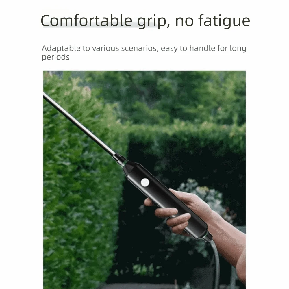 2/3/5m Pipe Electric Sprayer Wand Rechargeable Adjustable Nozzle Garden Sprayer Wand Multi Hole Nozzle 2500mAh