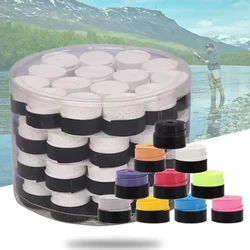 60 stks/partij Universele Gecoat Anti-slip Tennis Overgrips Badminton Grips Tennisracket Tapes Hengel Zweetbandjes 0.6mm 0.7mm