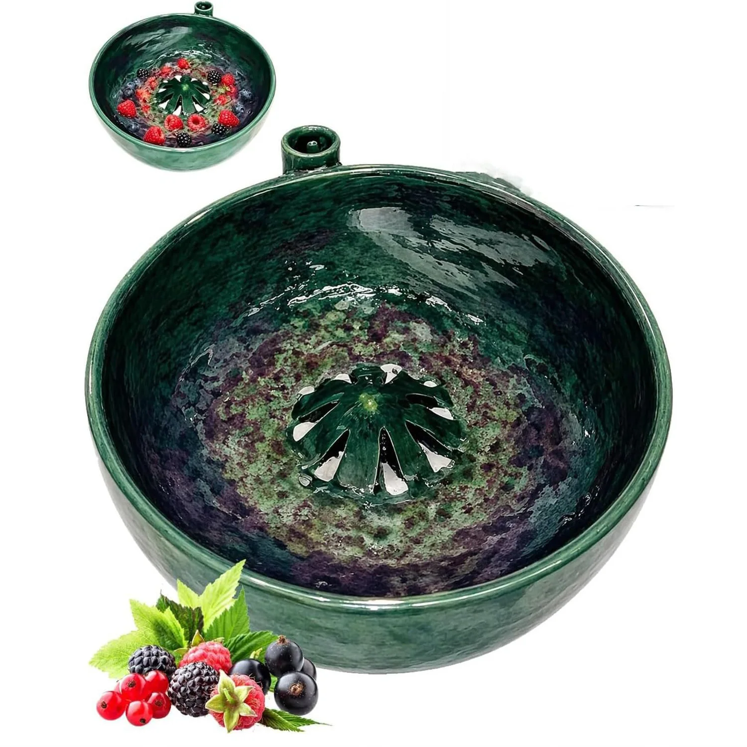 

Automatic Swirl Berry Washing Bowl Resin Colander With Drain Vegetable Fruit Washer Spinner Berry Strainer Basket Kitchen Tool