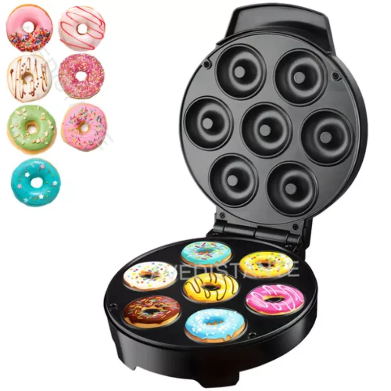 110V  Dessert Maker Mini Donut Breakfast Room Non stick Donut Machine Crepe maker Dumpling maker Cotton candy machine