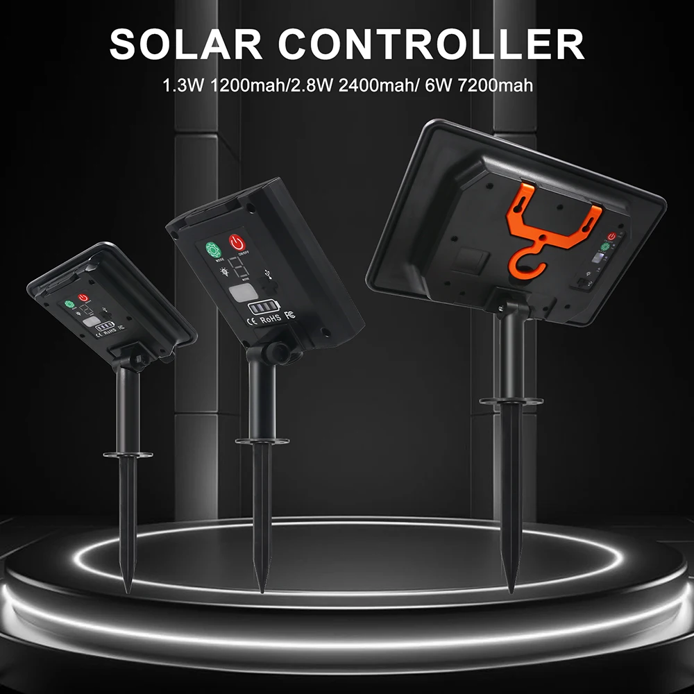 Solarpanel-Box-Controller, 24 V, wasserdicht, mit 8 Blitzmodi, Kabel, 2-poliger Stecker auf Buchse, LED-Lichterkette, Outdoor-Dekoration – Detail 2
