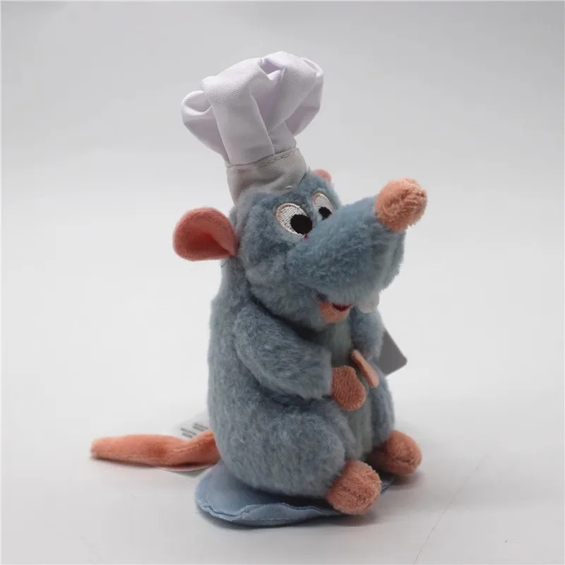16ซม.Disney Ratatouille Chef Remyแม่เหล็กไหล่Plushของเล่นของขวัญRatatouille Kawaii Plush Stuffของเล่นสําหรับของขวัญวันเกิด