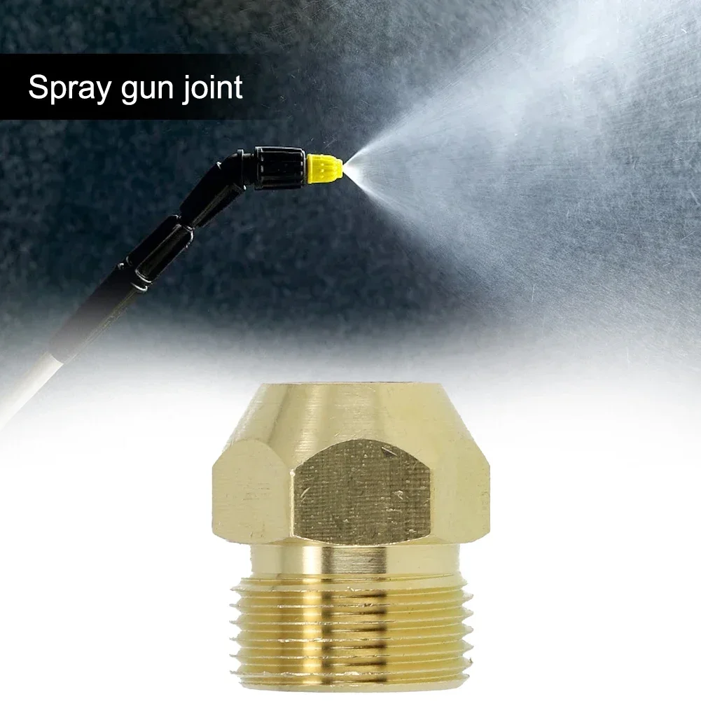 

Аксессуары Адаптер Мойка высокого давления 1 шт. 29 мм Латунный очиститель Садовое электрооборудование M22 X1,5 ET Ниппель Высокое качество