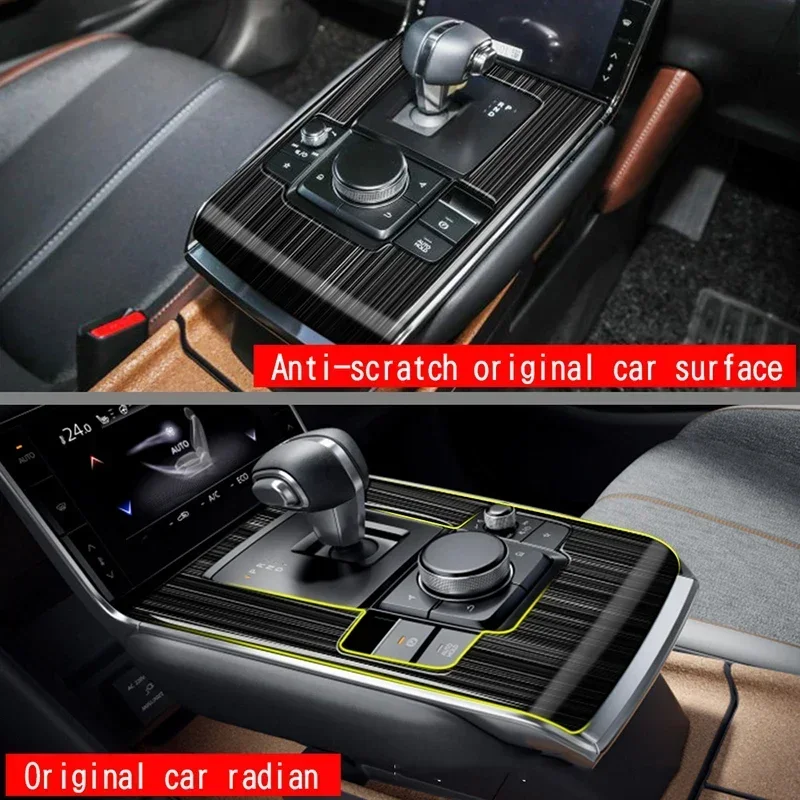Car Center Console Gear Shift Panel Cover Trim Sticker for Mazda MX-30 MX30 Accessories 2022 2023