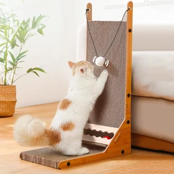 Rascador de madera desmontable para gatos, poste rascador para entrenamiento de gatos, garra de molienda, juguetes, Protector de muebles, nuevo estilo