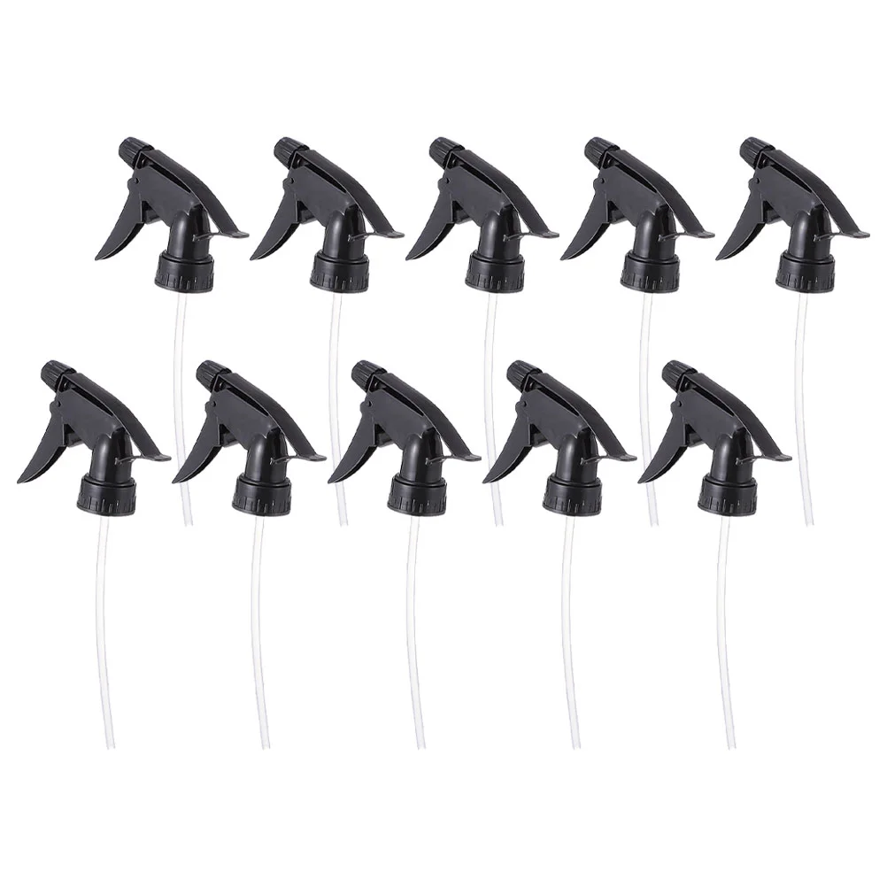 10 PCS ล้างสเปรย์ขวดเปลี่ยนหัวฉีดรดน้ําเครื่องมืออัตโนมัติ Trigger Sprayer ผู้หญิงสําหรับพืช