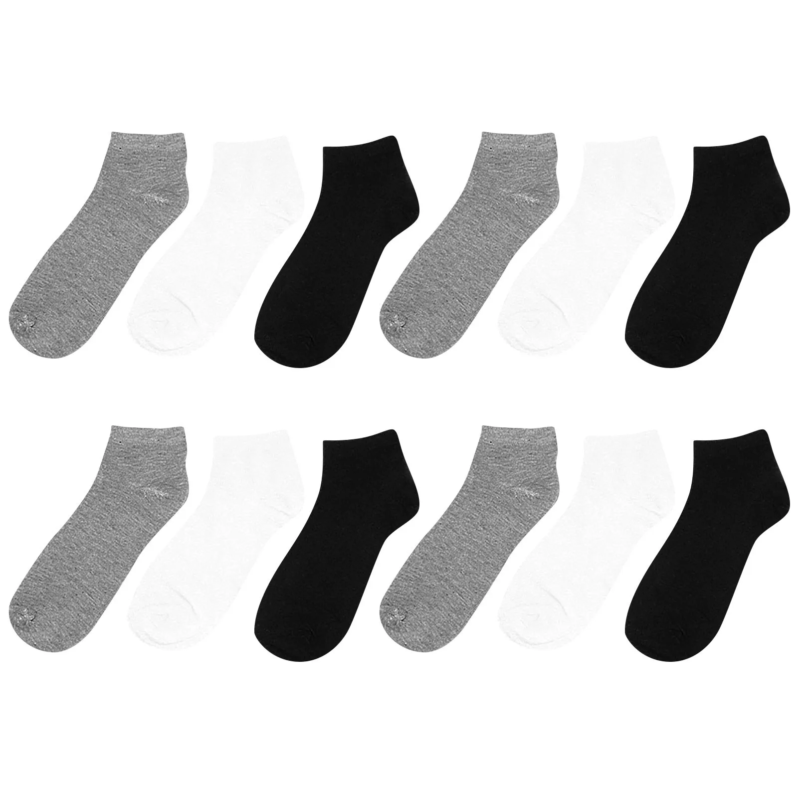 12 Pairs Socks Sports for Men Running Quick Dry Non Slip Sweat Absorption Short Tube Outdoor Towel Bottom Low Boat Women’s Socks